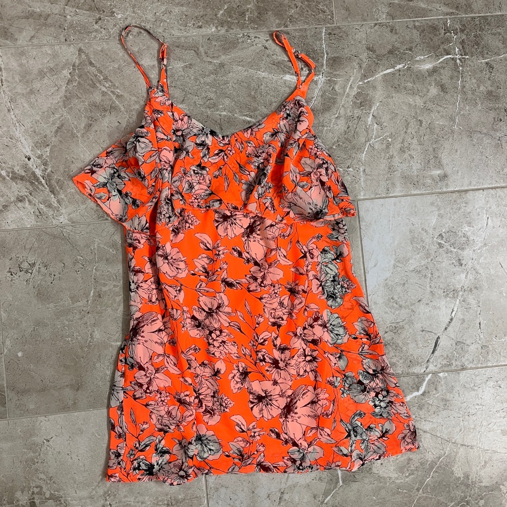 Bright summer floral dress